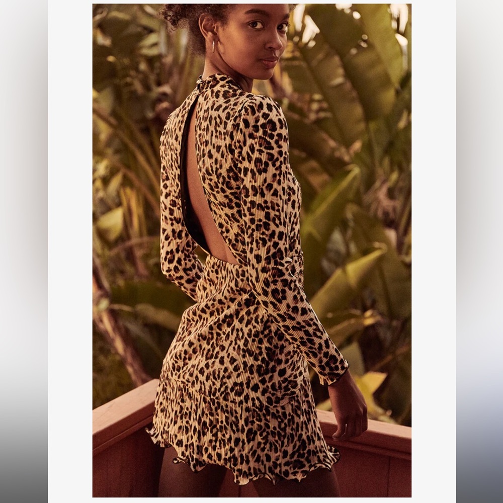 SAYLOR Emerson dress - leopard